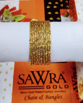 Sawra Gold Bangles 1220 (DZ)