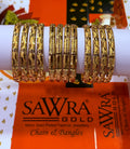 Sawra Gold Bangles 1356(DZ)