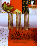 Sawra Gold Bangles 1446 (DZ)