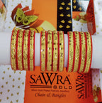 Sawra Gold Bangles 1463 (DZ)