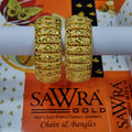 Sawra Gold Bangles 2424 (DZ)