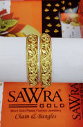 Sawra Gold Bangles 2511 (DZ)