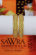 Sawra Gold Bangles 2514 (DZ)