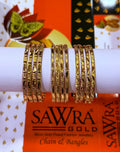 Sawra Gold Bangles 353 (DZ)
