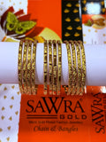 Sawra Gold Bangles 353(DZ)