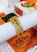 Sawra Gold Bangles 4110 (DZ)