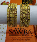 Sawra Gold Bangles 544 (DZ)