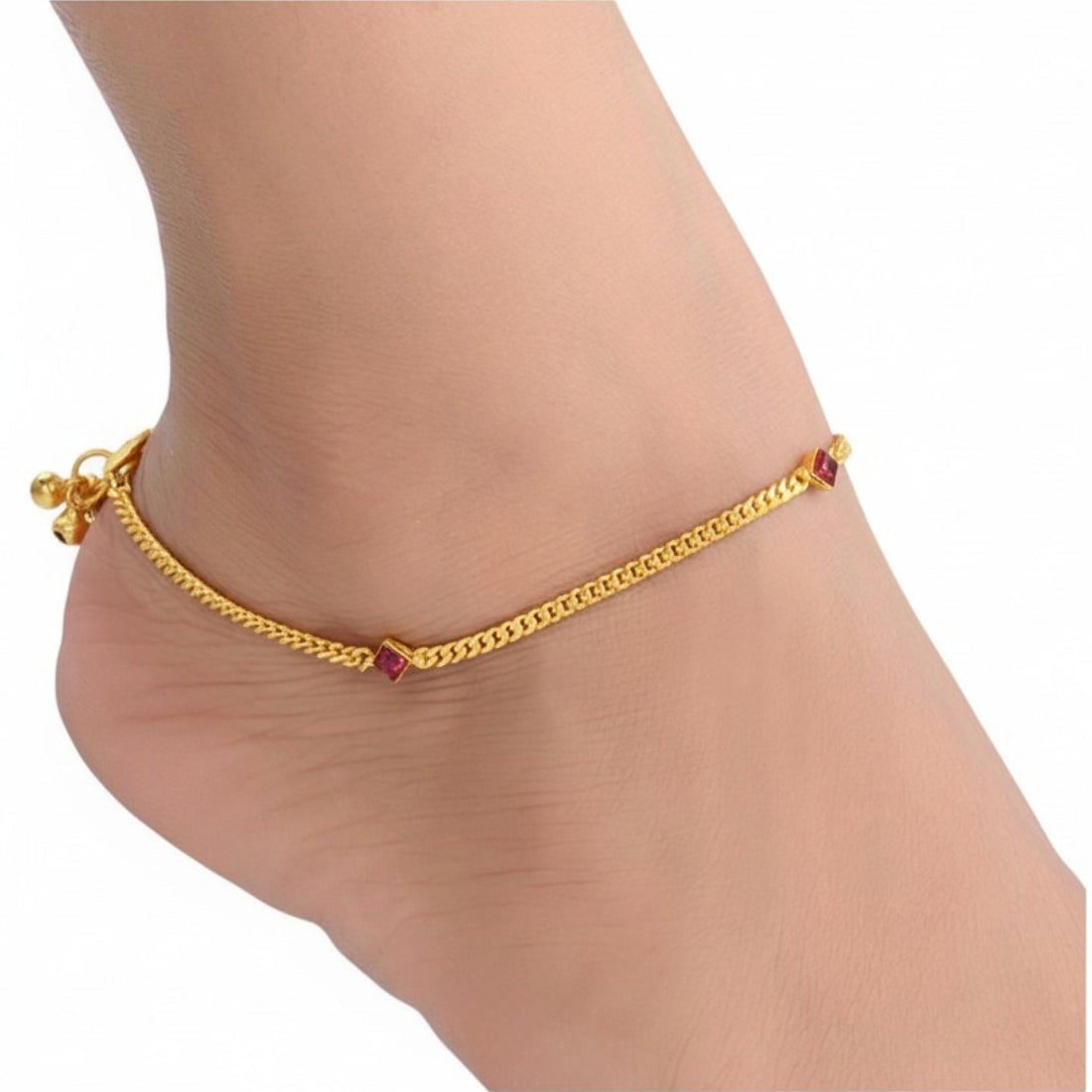 Sawra Golden Anklet 06